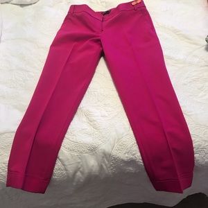 Express Editor pink ankle pants